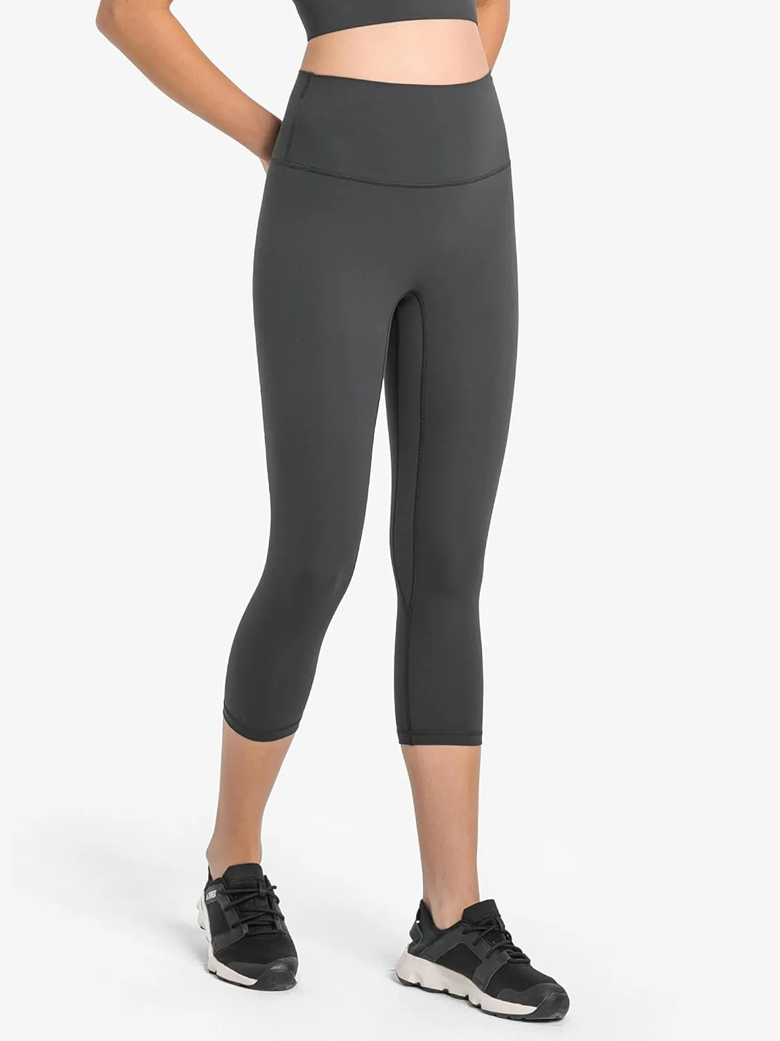 20"/ 25"/ 30" High Waisted Yoga Leggings No Front Seam Compression Workout Leggings/Flared Pants/Warm Leggings
