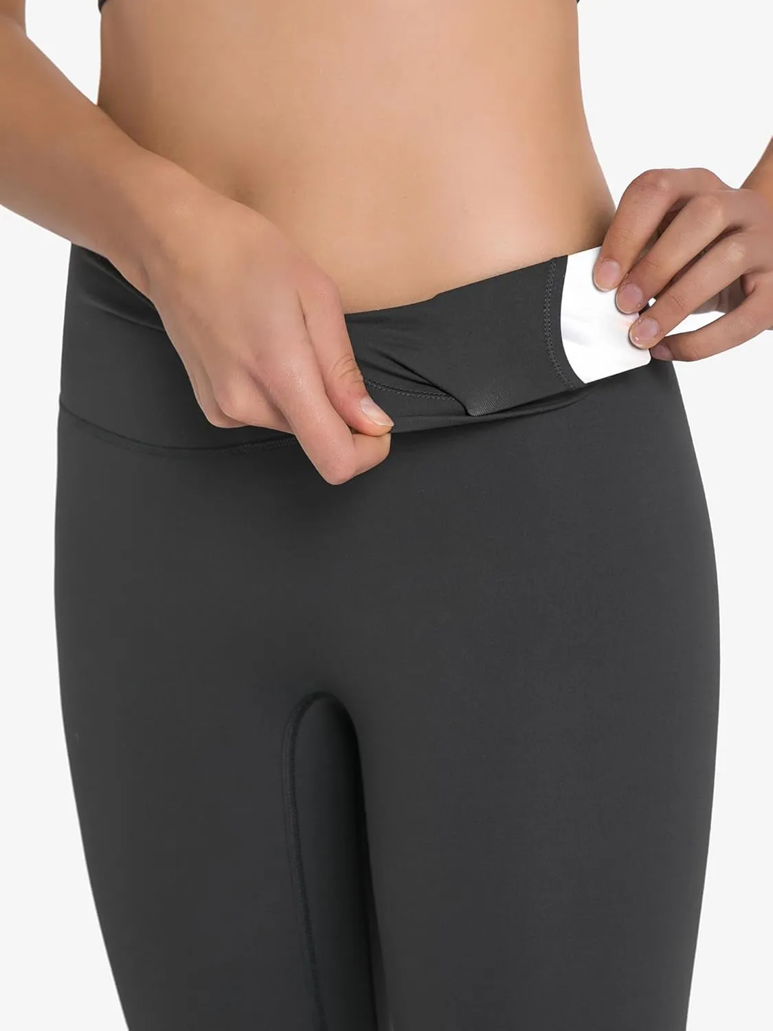 20"/ 25"/ 30" High Waisted Yoga Leggings No Front Seam Compression Workout Leggings/Flared Pants/Warm Leggings