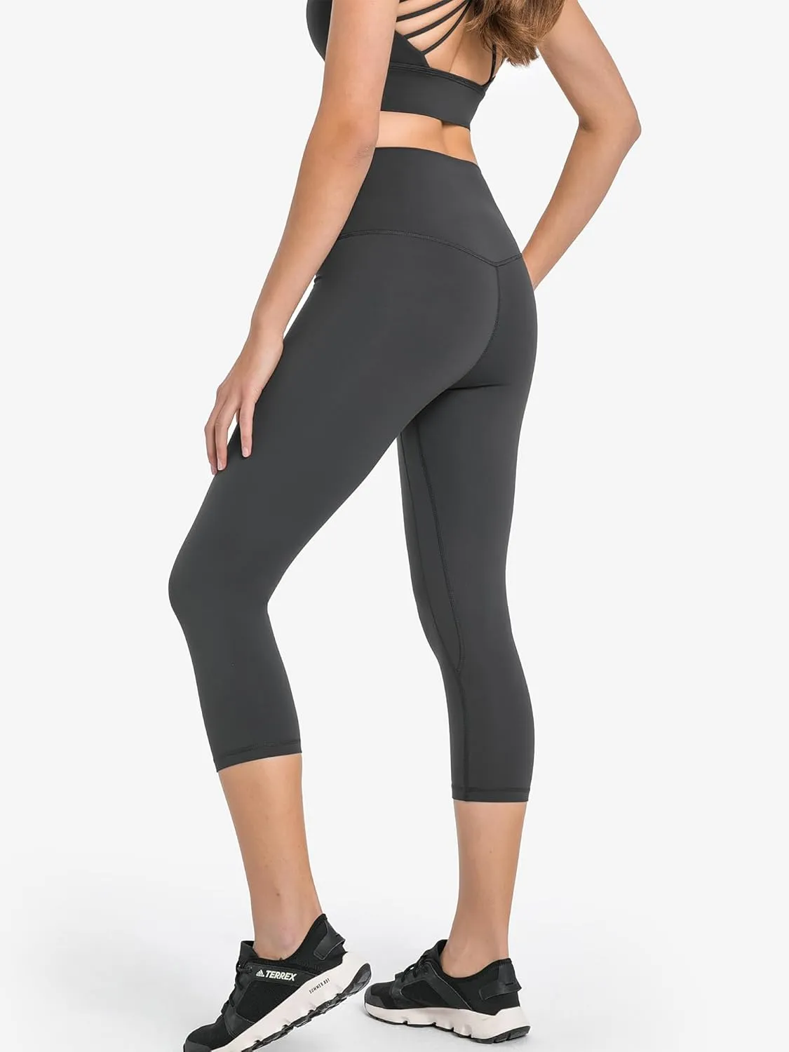 20"/ 25"/ 30" High Waisted Yoga Leggings No Front Seam Compression Workout Leggings/Flared Pants/Warm Leggings