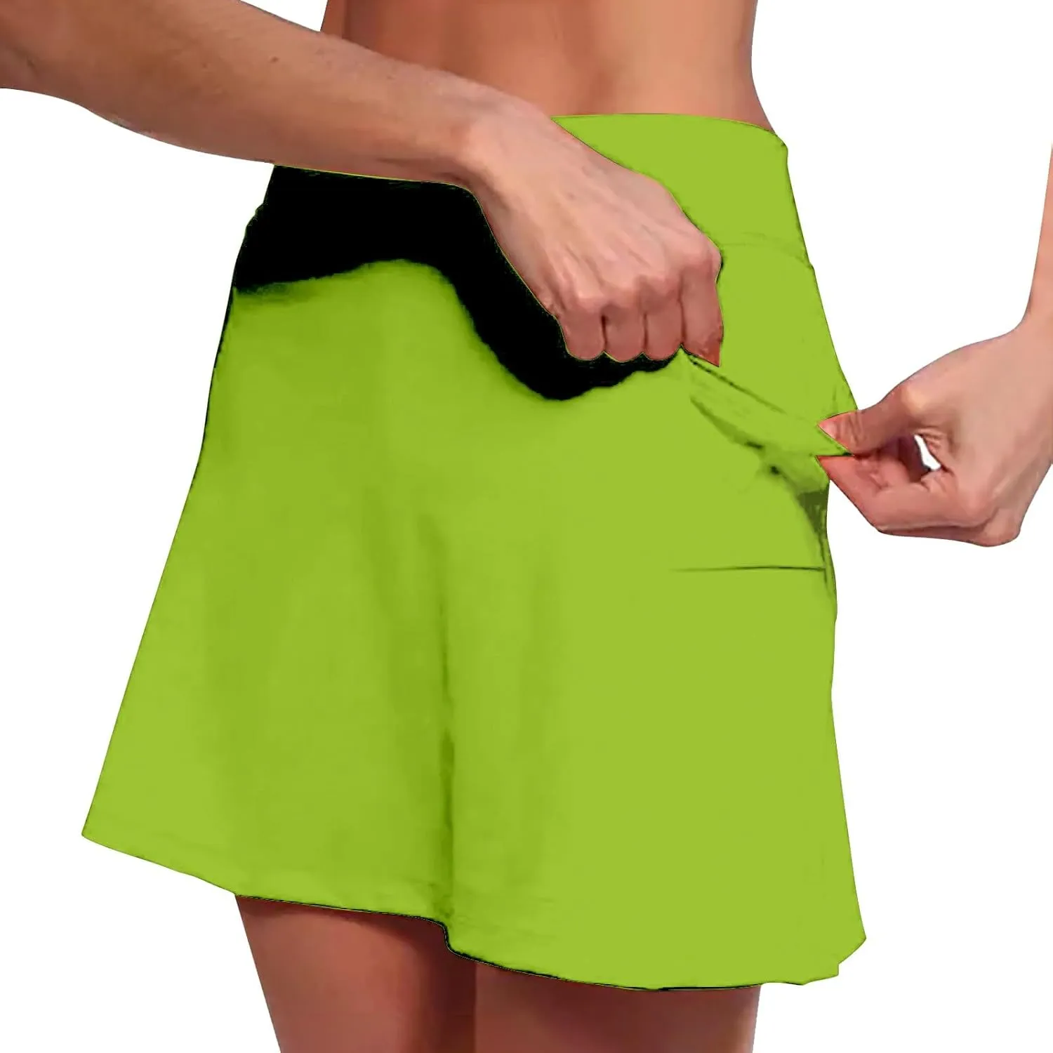 aihihe Skirts for Women Work 2024 Plus Size Shorts for Men 4x-5x Womens Shorts Plus Size Black