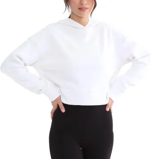 Amazhiyu Womens Cropped Hoodie with Hood Casual Long Sleeve Crop Top Sweatshirt