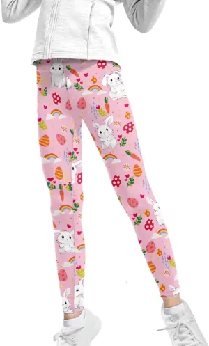 Athletic Leggings for Girls Sport Leggings Dance Running Yoga Tights