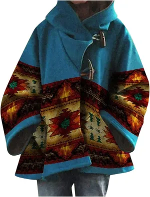 Beth Dutton Coat for Women Yellowstone Apparel Blue Hooded Jacket Kelly Reilly Coat Winter Woolen Coats