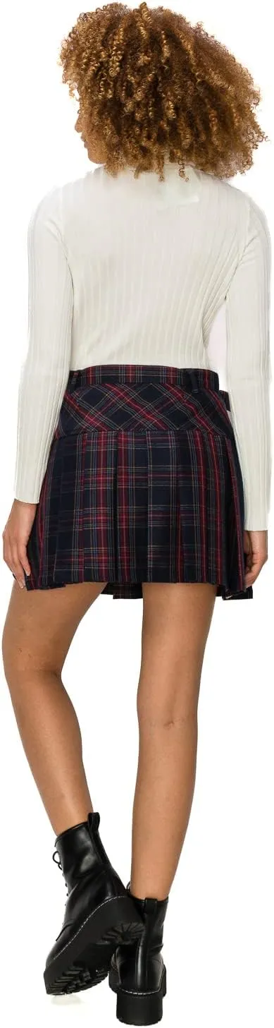 Cali1850 Womens Casual Mini Skirt  Stylish Versatile Flared Skater Bodycon Skirts