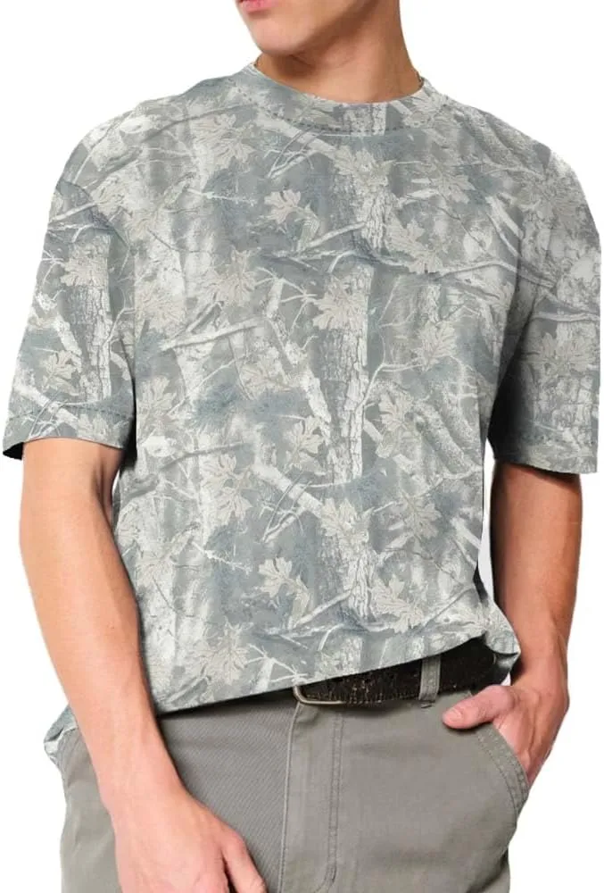 Camo Oversized Shirt Y2k Crewneck Maple Leaf Printed Short Sleeve Unisex Summer Graphic Tees