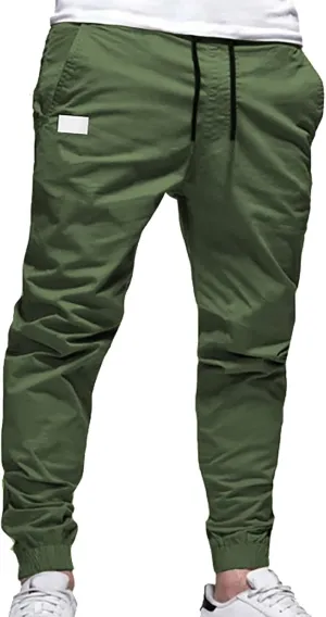 Cargo Pants for Men Relaxed Fit Mens Cargo Pants Men's Drawstring Colorblock Patchwork Cargo Pants Loose Fit Trousers
