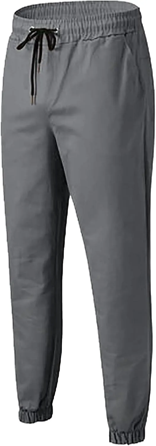 Cargo Pants for Men Relaxed Fit Mens Cargo Pants Men's Drawstring Colorblock Patchwork Cargo Pants Loose Fit Trousers
