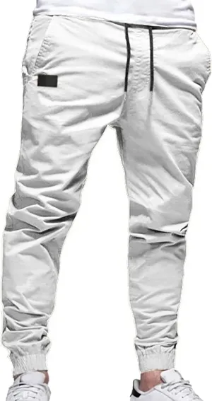 Cargo Pants for Men Relaxed Fit Mens Cargo Pants Men's Drawstring Colorblock Patchwork Cargo Pants Loose Fit Trousers