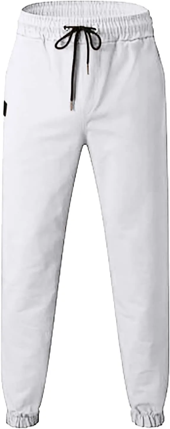 Cargo Pants for Men Relaxed Fit Mens Cargo Pants Men's Drawstring Colorblock Patchwork Cargo Pants Loose Fit Trousers