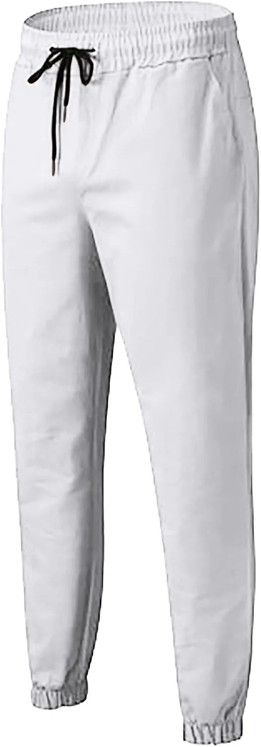 Cargo Pants for Men Relaxed Fit Mens Cargo Pants Men's Drawstring Colorblock Patchwork Cargo Pants Loose Fit Trousers