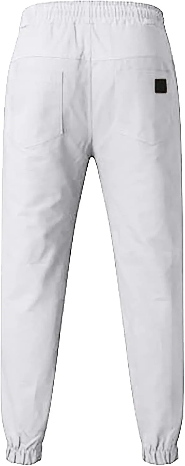 Cargo Pants for Men Relaxed Fit Mens Cargo Pants Men's Drawstring Colorblock Patchwork Cargo Pants Loose Fit Trousers