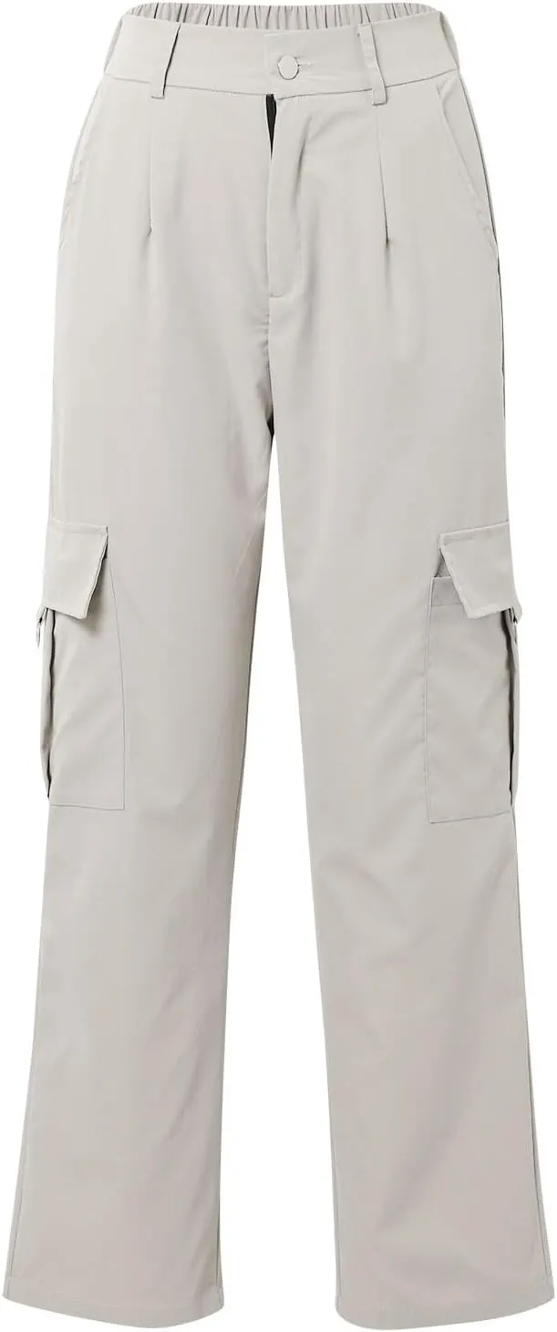 Cargo Pants for Women High Waisted Casual Wide Leg Pants Baggy Stretchy Wide Leg Y2K Streetwear with Pockets