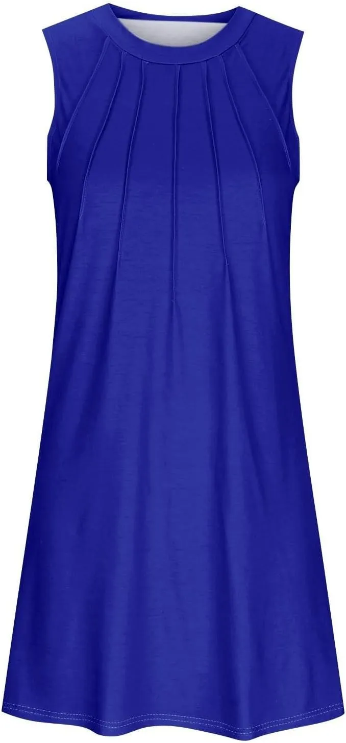 Casual Dresses for Women Fitted Travel V Neck Tank Short Sundresses Petite Church Travel Outfits for Women