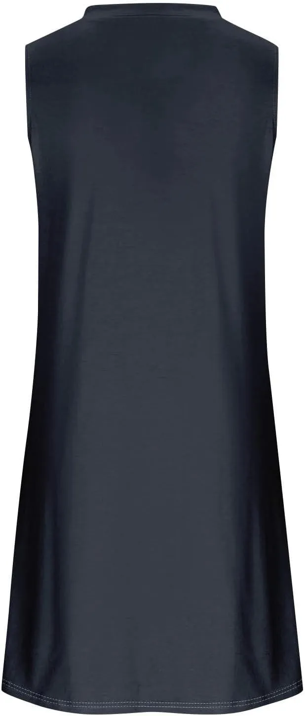 Casual Dresses for Women Fitted Travel V Neck Tank Short Sundresses Petite Church Travel Outfits for Women