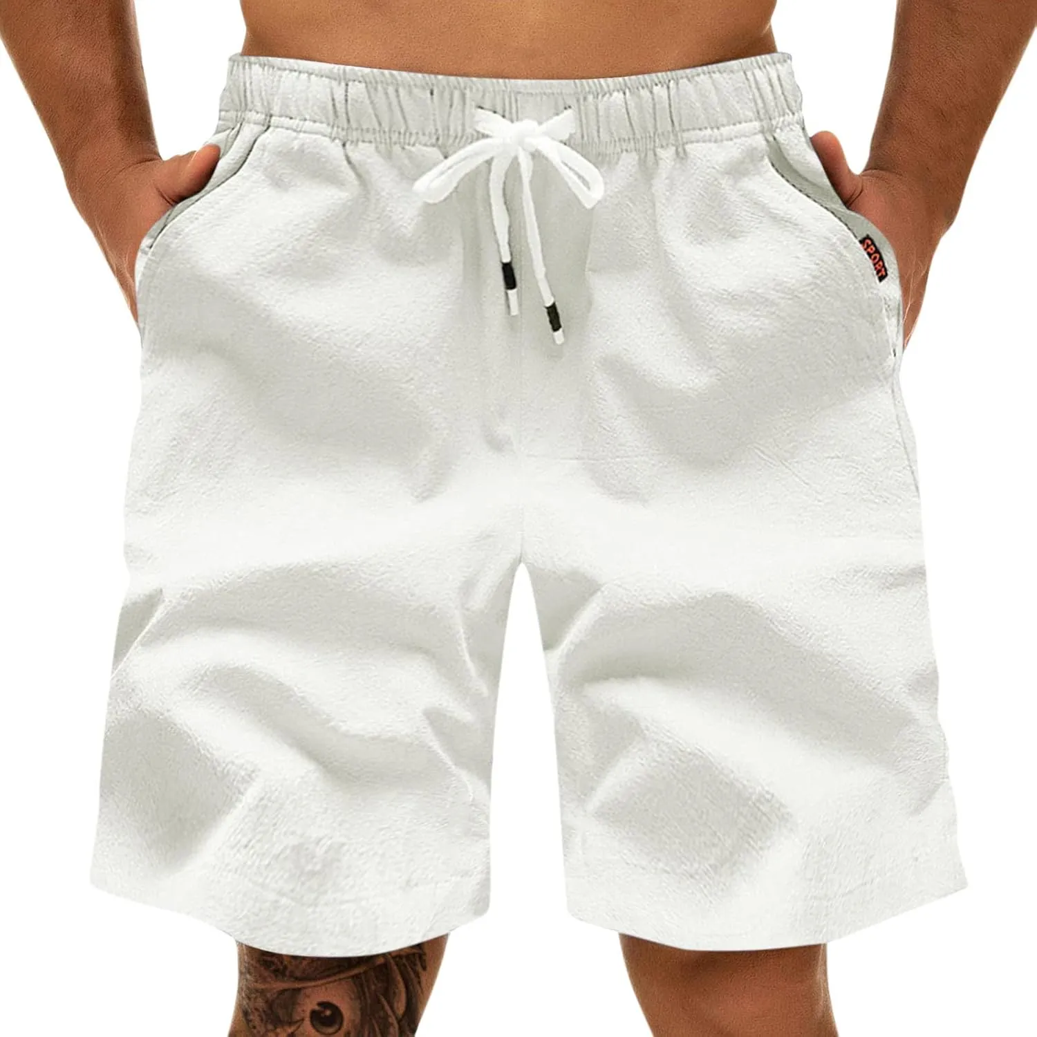Cathalem Shorts for Men,Athletic Hiking Pants Quick Dry Workout Pants Lightweight Sports Gym Running Short Basketball
