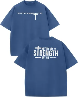 Christian Oversized Shirt for Men Faith Cross T Shirt Inspirational God Shirt Religious Sayings Tee Tops