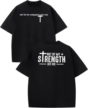 Christian Oversized Shirt for Men Faith Cross T Shirt Inspirational God Shirt Religious Sayings Tee Tops