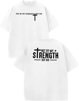 Christian Oversized Shirt for Men Faith Cross T Shirt Inspirational God Shirt Religious Sayings Tee Tops