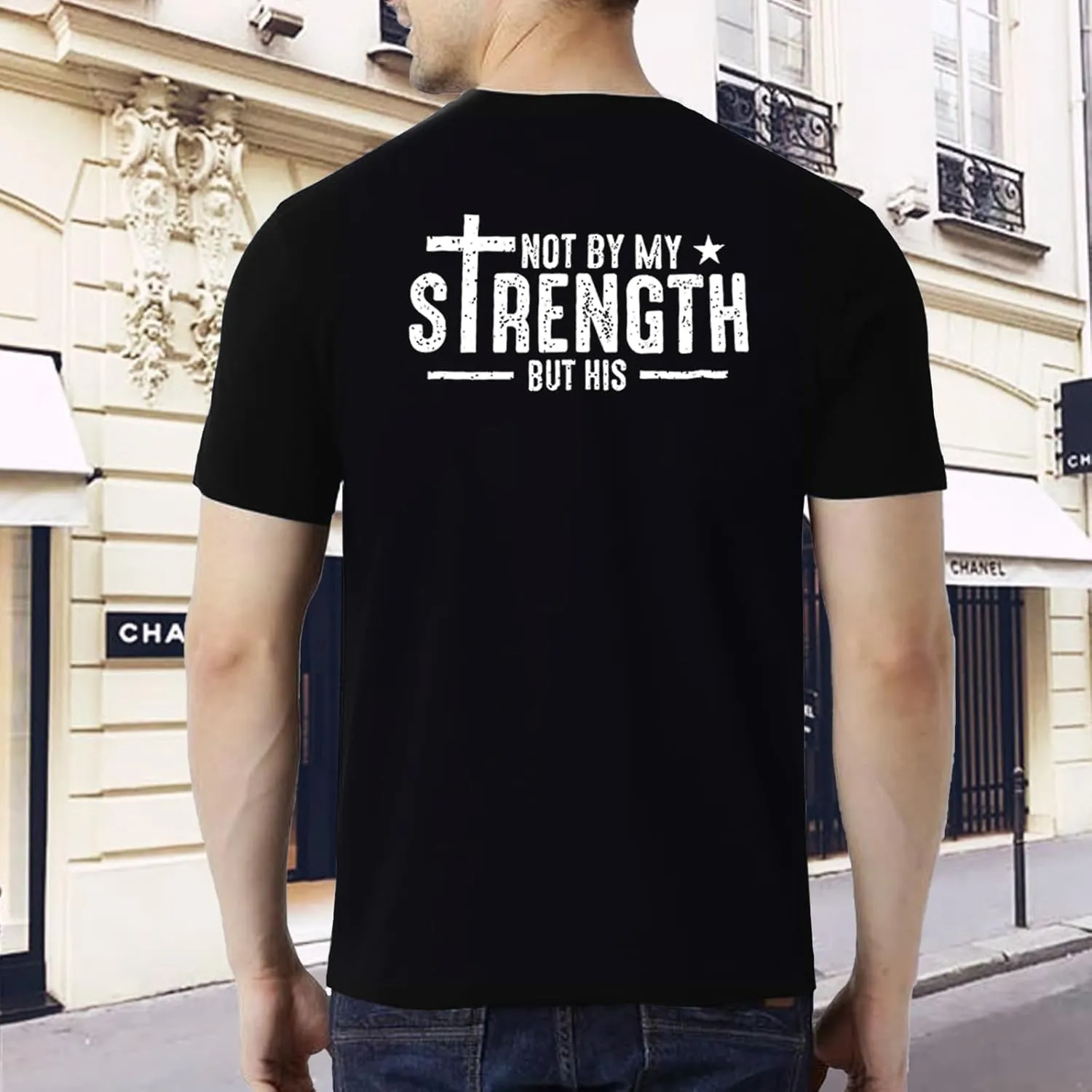 Christian Oversized Shirt for Men Faith Cross T Shirt Inspirational God Shirt Religious Sayings Tee Tops