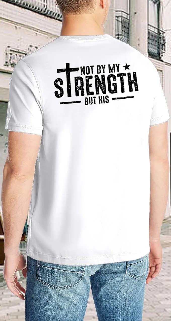 Christian Oversized Shirt for Men Faith Cross T Shirt Inspirational God Shirt Religious Sayings Tee Tops