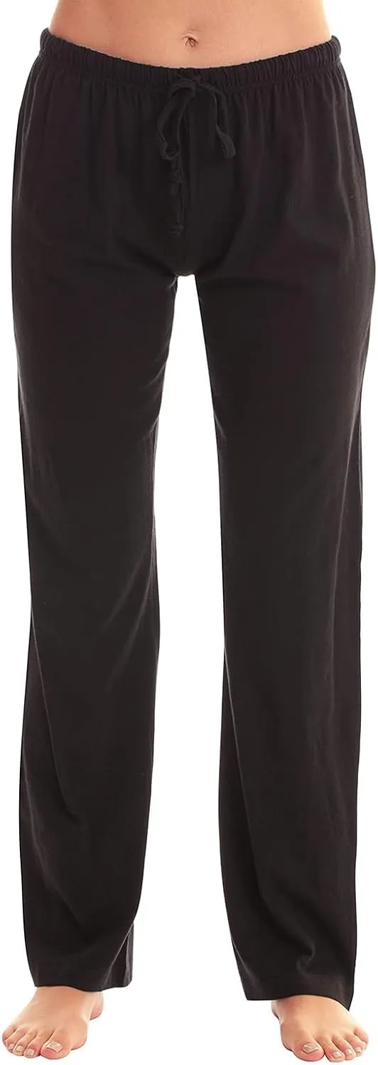Christmas Pants for Women Buffalo Plaid Soft Sleepwear Sleep Trousers Gifts for Him Her Drawstring Loungewear Pants