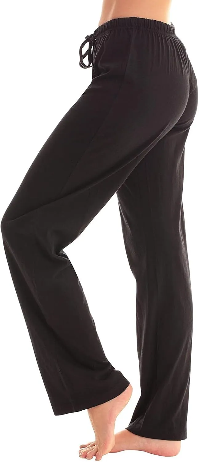 Christmas Pants for Women Buffalo Plaid Soft Sleepwear Sleep Trousers Gifts for Him Her Drawstring Loungewear Pants
