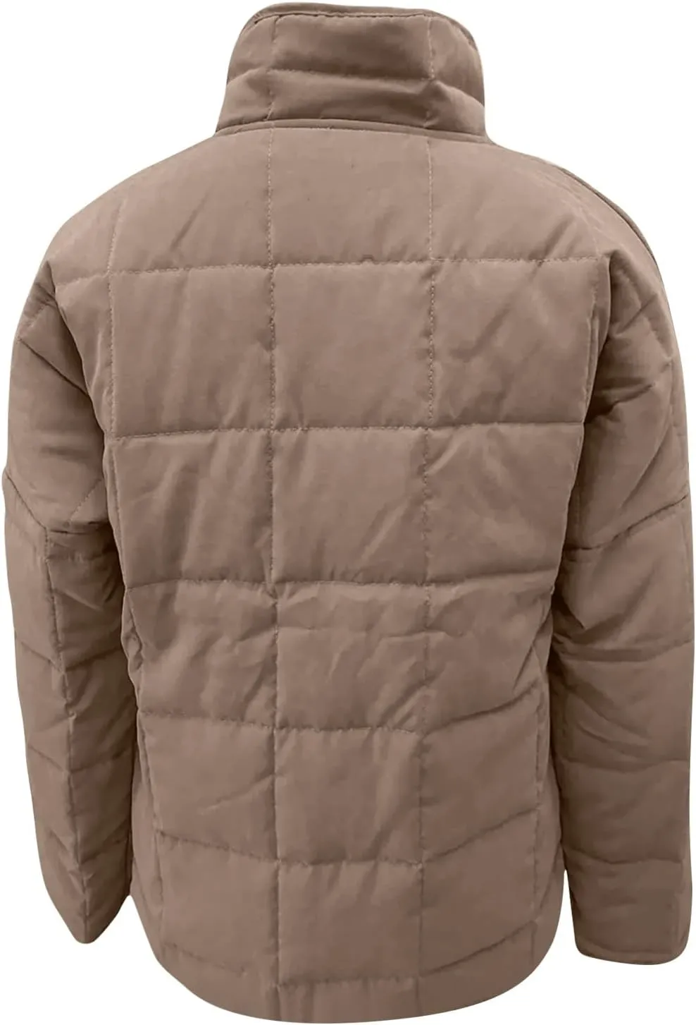 Fall Jackets for Women 2024 Quilted Down Jacket Lightweight Puffer Coats Ultralight Zipper Outerwear with Pockets