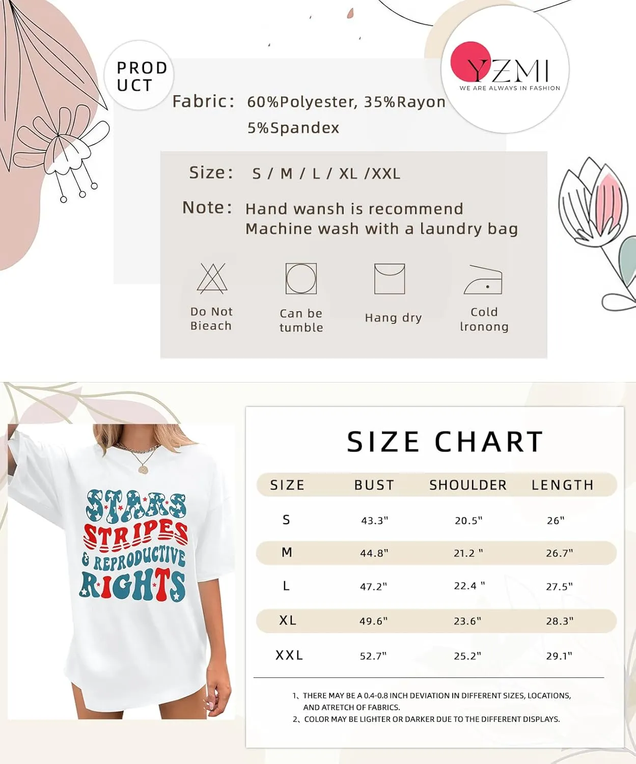 Fourth of July Shirts for Women Stars and Stripes Oversized Shirt Rights Graphic Loose Fit Tops