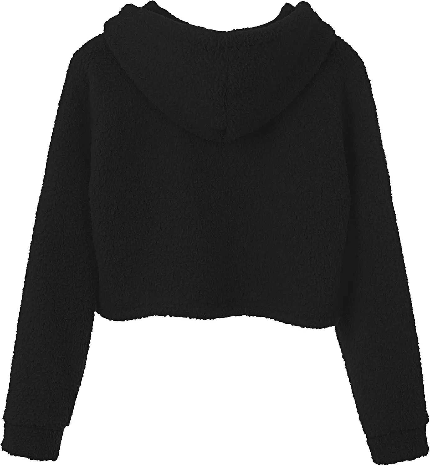 GIVON Women's Comfortable Casual Long Sleeve Crop-Top Pullover Sweatshirt Hoodie