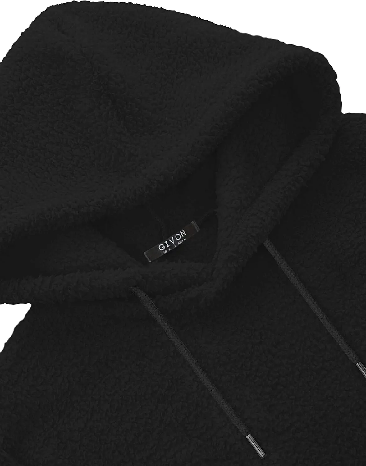 GIVON Women's Comfortable Casual Long Sleeve Crop-Top Pullover Sweatshirt Hoodie