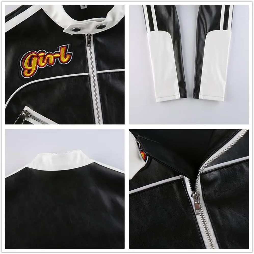 Goth Fashion Crop Top Jacket for Women Teen Girls Juniors or Teenagers