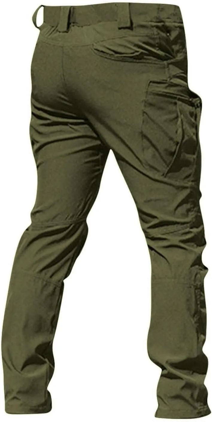 Hiking Pants Men Outdoor Travel Camping Cargo Work Pants Ripstop Resistant Waterproof Pockets Flexcamo Tactical Pant