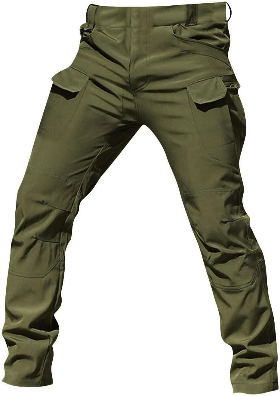 Hiking Pants Men Outdoor Travel Camping Cargo Work Pants Ripstop Resistant Waterproof Pockets Flexcamo Tactical Pant
