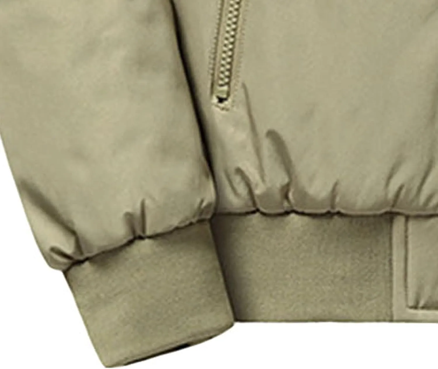 JEsilunmaMY Winter Coats for Men Full-Zip Stand Collar Sherpa Lined Fleece Jacket Plush Parka Warm Thicken Bomber Jacket