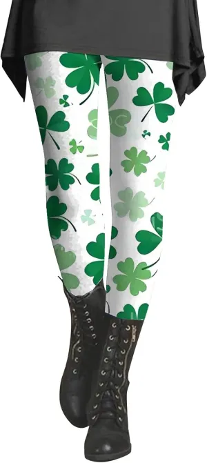 LCMTWX Plus Size Leggings Casual Print Leggings Boot Pants High Waisted Tummy Control Tummy Control Pants Sports Leggings