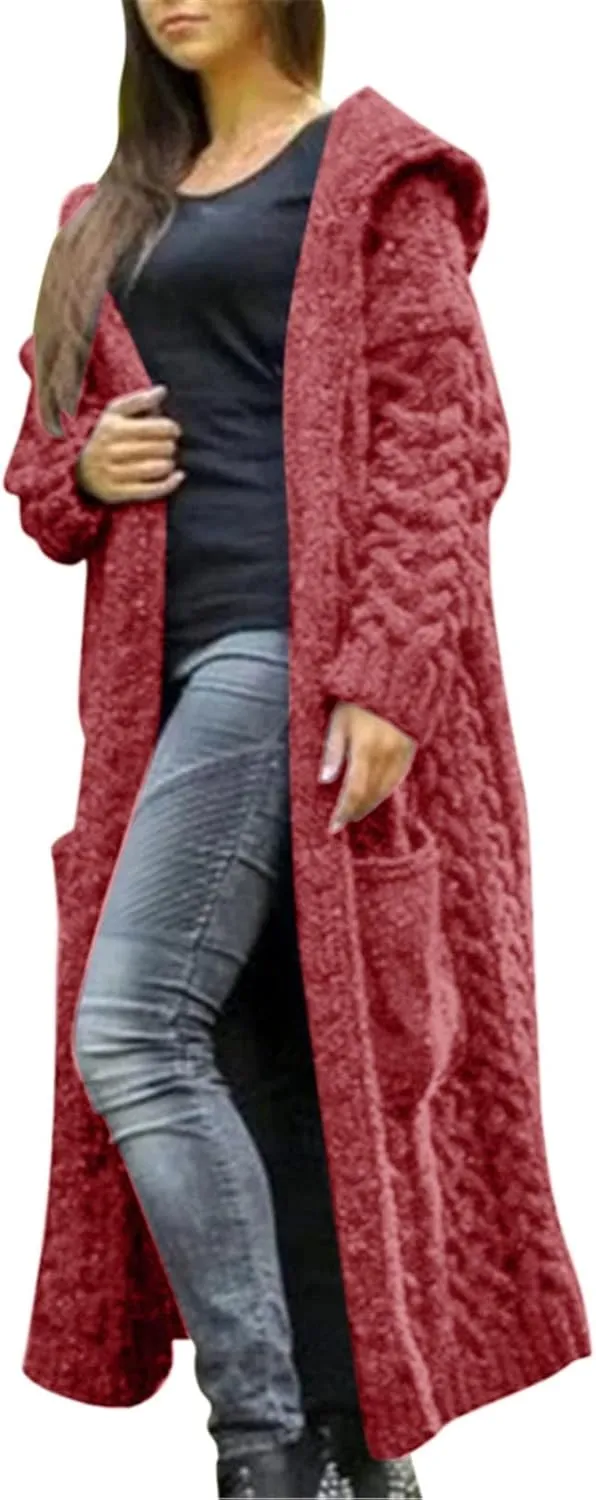 LCMTWX Womens Jackets Winter Plush Hooded Jackets Up Button Cardigan Trendy Plaid Fuzzy Outerwear Womens Winter Coats