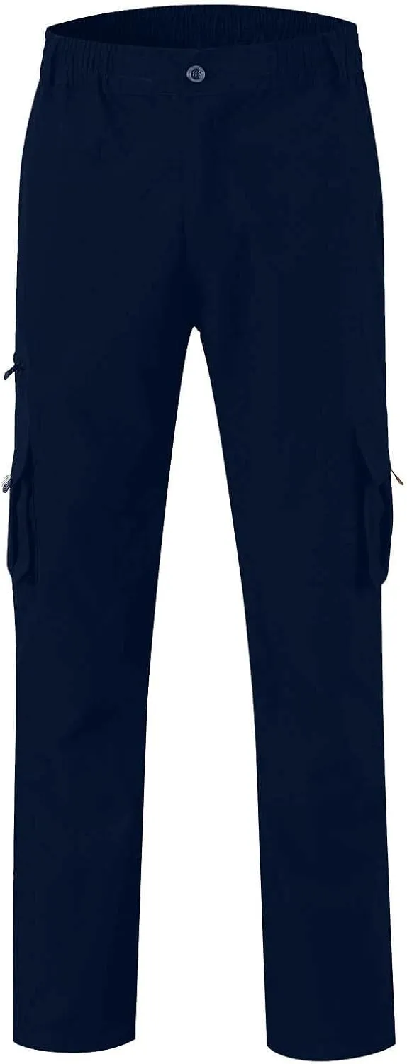 lcyhony Mencomfy Cargo Pants Relaxed Fit Multipants - High Stretch Multi-Pocket Durable Cargo Pants Summer Casual Work Pant