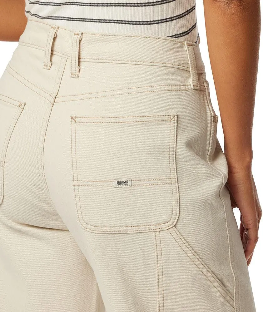 Levi Strauss Signature Gold Womens Heritage Original Wide Leg Jeans
