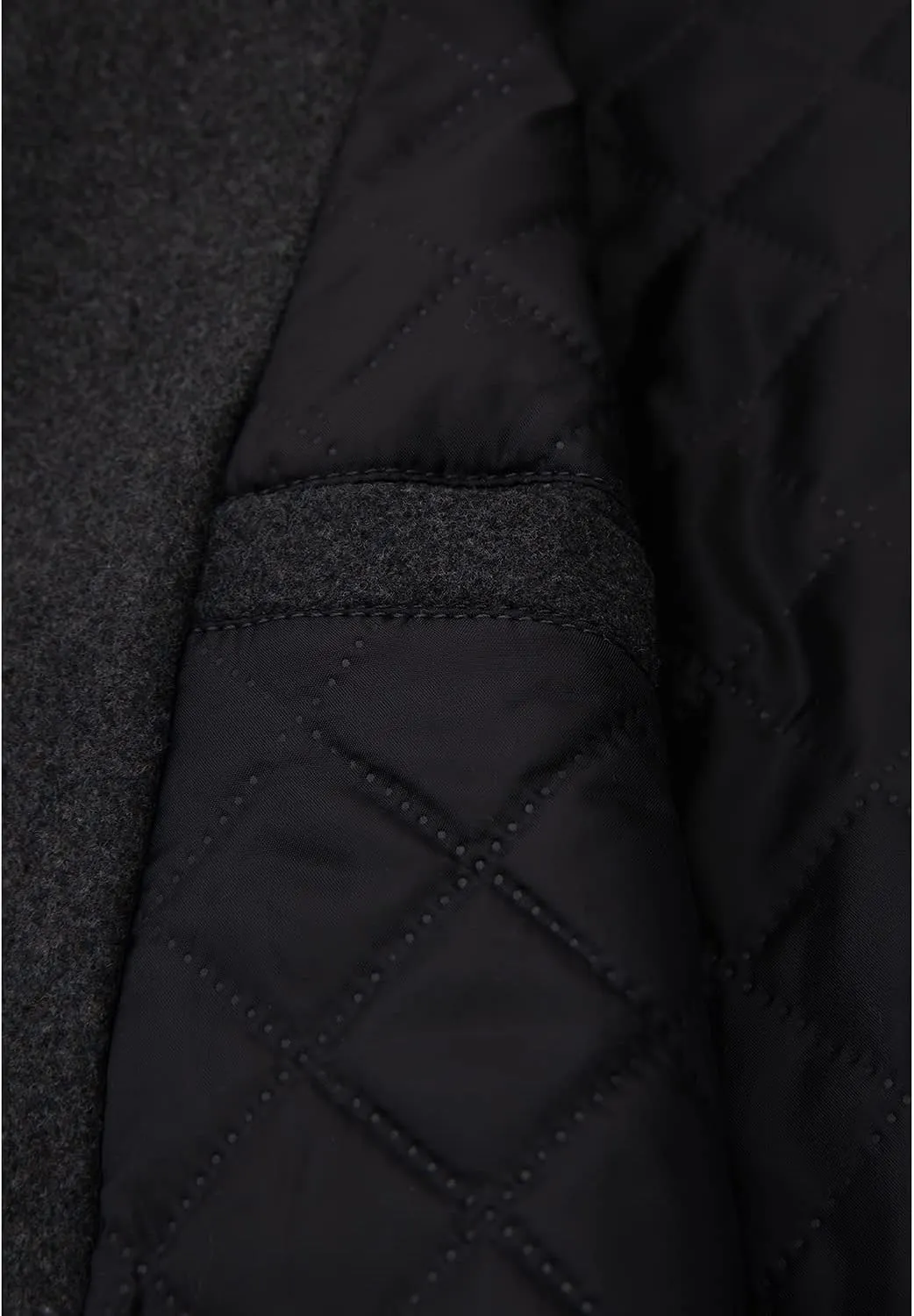 Lisskolo Men's Wool Blend Double Breasted Pea Coat Classic Notched Collar Warm Woolen Coats Winter Outwear Jackets