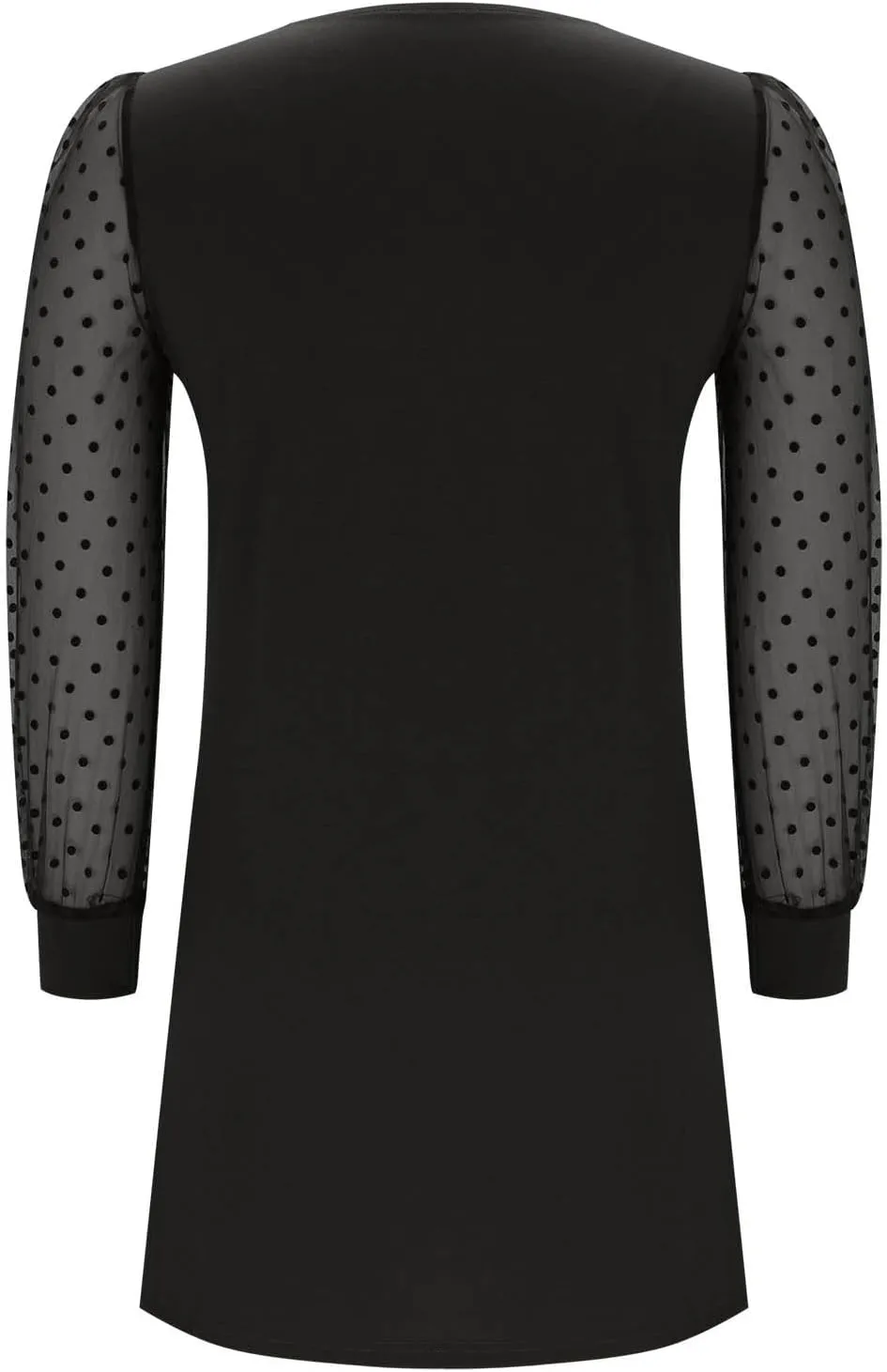 Long Sleeve Dresses for Women 2025 Crewneck Summer Short Dress Loose Fit Shift Dress