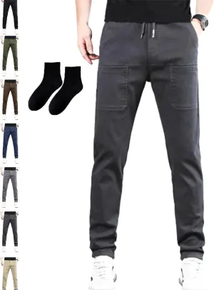 Mencomfy Cargo Pants, Multipants - High Stretch Multi-Pocket Durable Cargo Pants, for Men