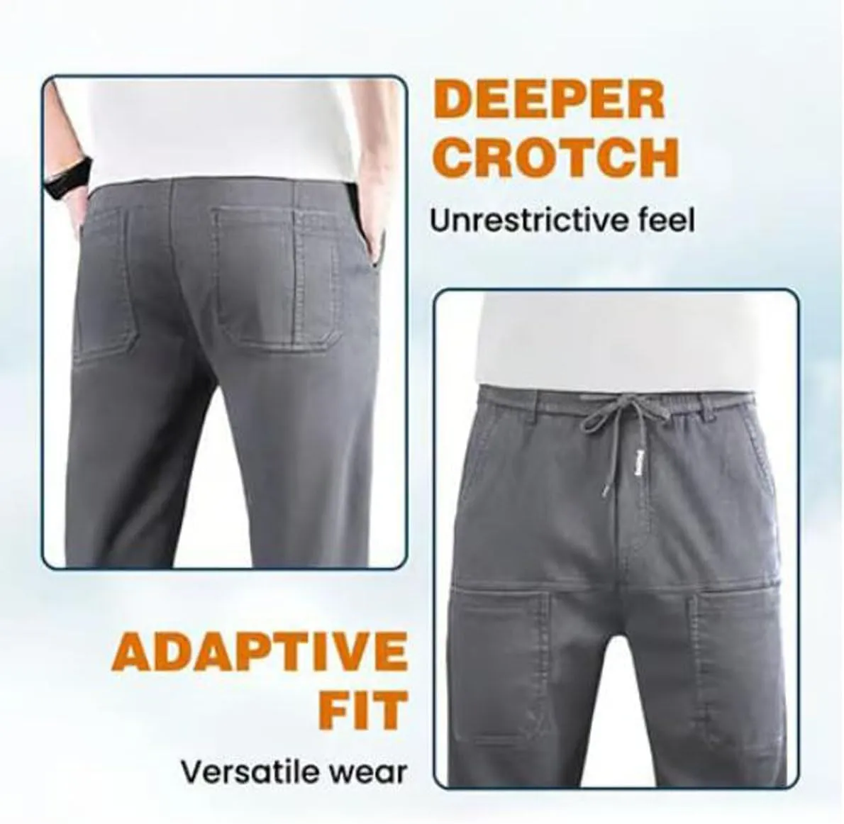Mencomfy Cargo Pants, Multipants - High Stretch Multi-Pocket Durable Cargo Pants, for Men