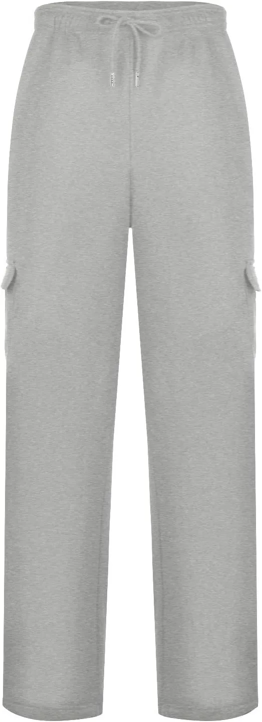 Mens Cargo Pants Relaxed Fit Pants Joggers Sweatpants Athletic Casual Workout Running Pants with Multi Pockets