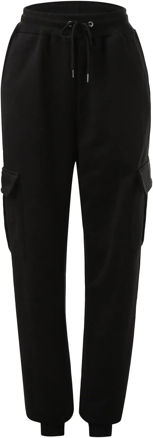 Mens Cargo Pants Relaxed Fit Pants Joggers Sweatpants Athletic Casual Workout Running Pants with Multi Pockets