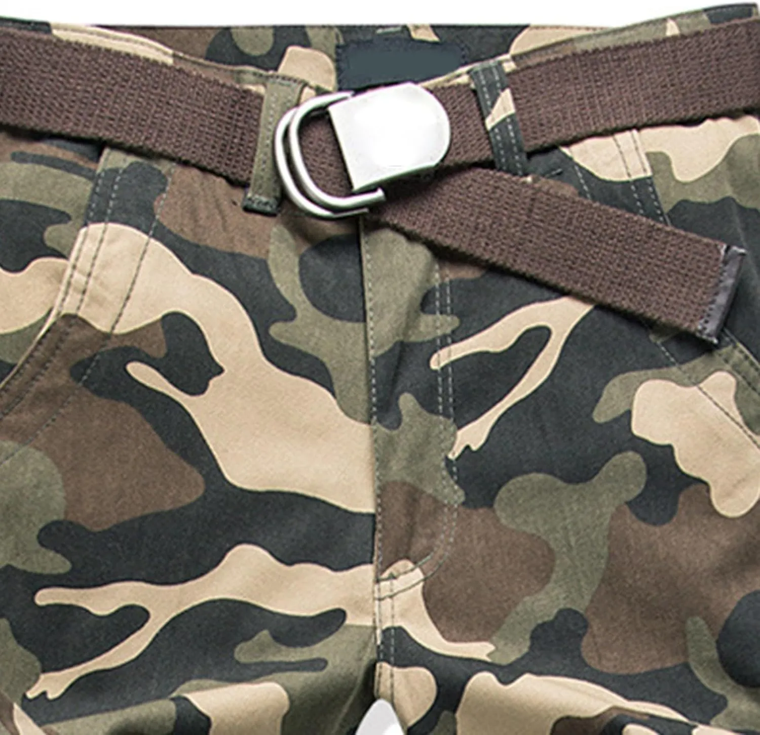 Mens Hiking Pants Cargo Trousers Hiking Pants 8 Pocket Plain Comfort Breathable Outdoor Daily Going Out Baggy Pants