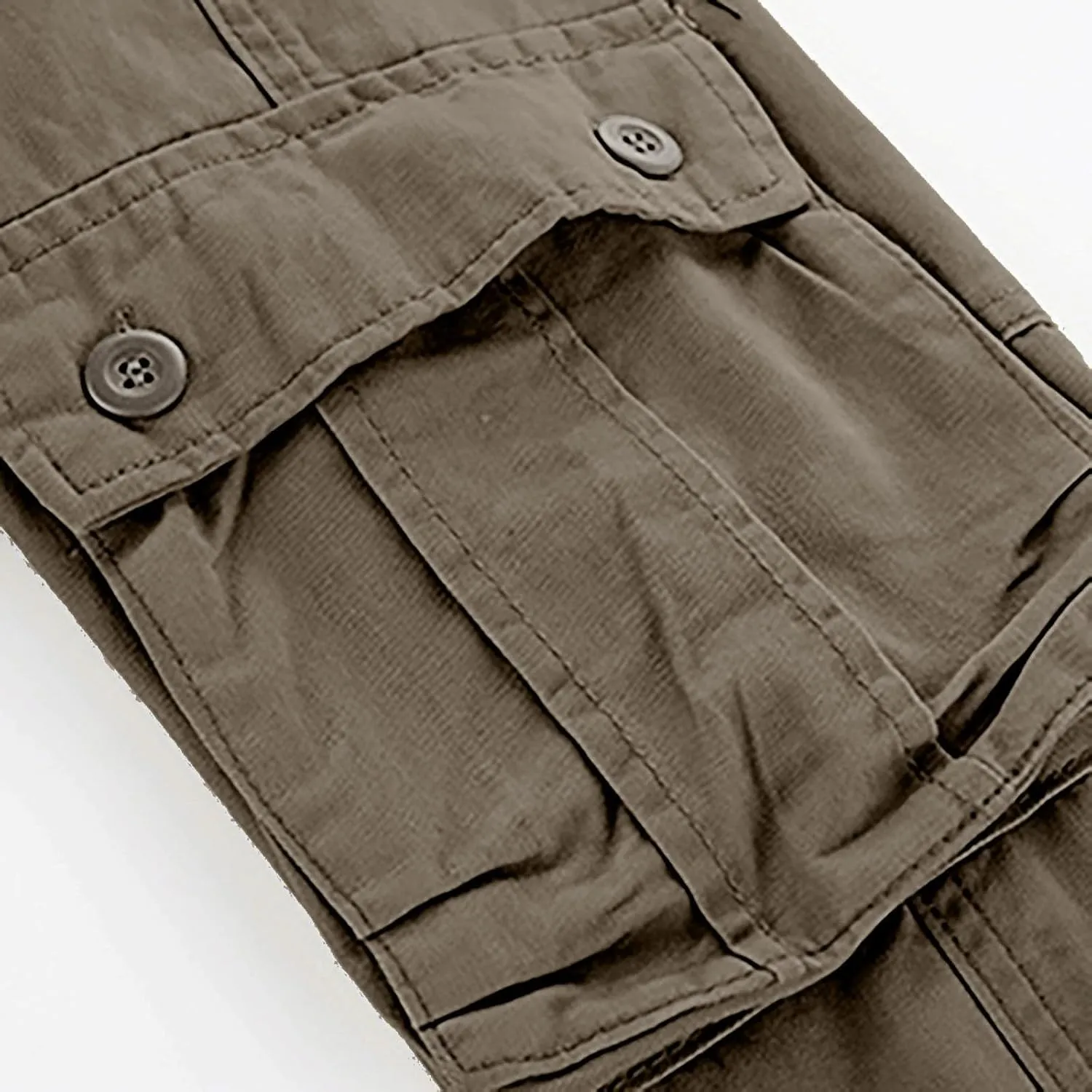 Mens Hiking Pants Cargo Trousers Hiking Pants 8 Pocket Plain Comfort Breathable Outdoor Daily Going Out Baggy Pants