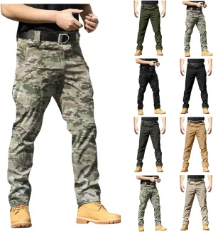 Men's Tactical Cargo Pants XS-4XL Water Resistant Lightweight Hiking Trousers Outdoor Work Pants with Multi Pockets(No Belt)