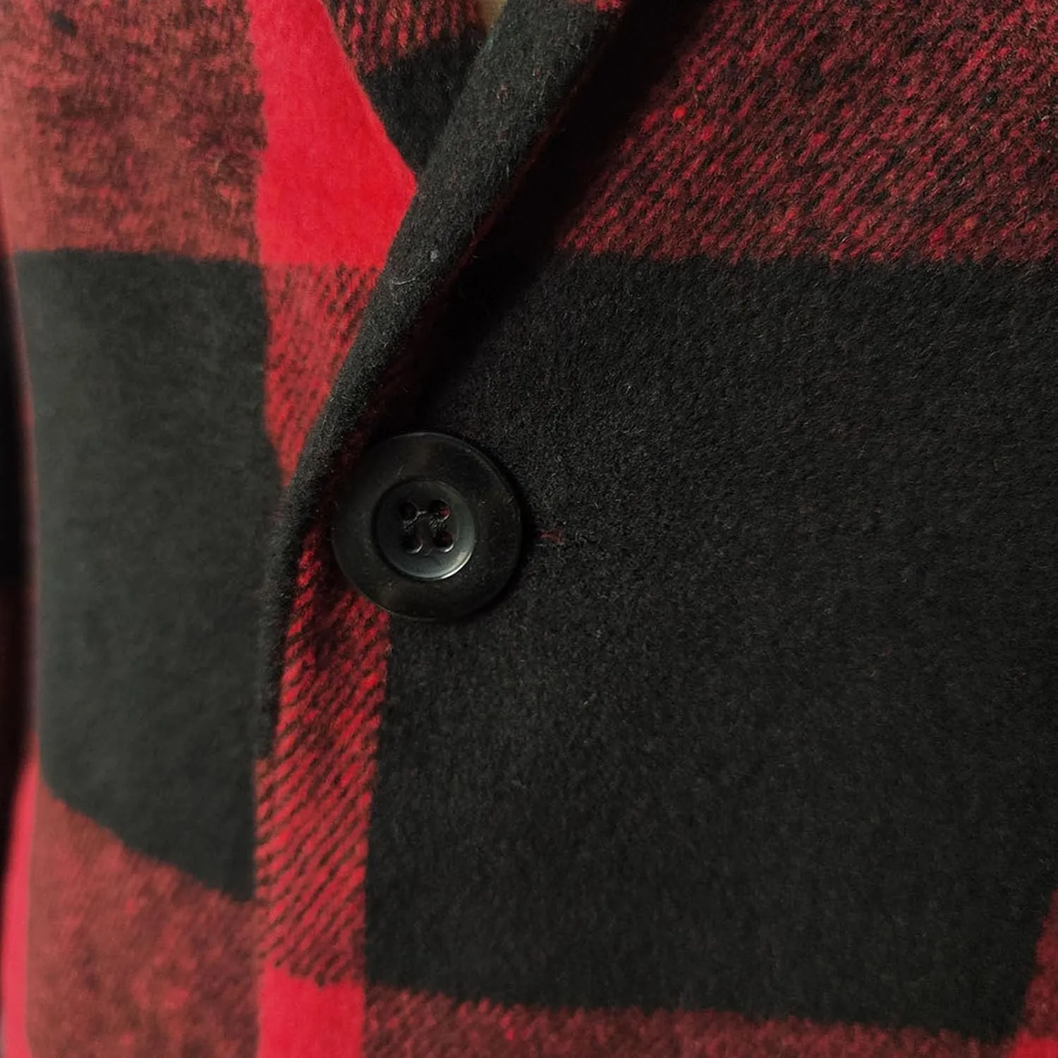 Mens Trench Coat Single Breasted Plaid Mid Long Peacoat Pea Coats Color Block Patchwork Winter Business Overcoats