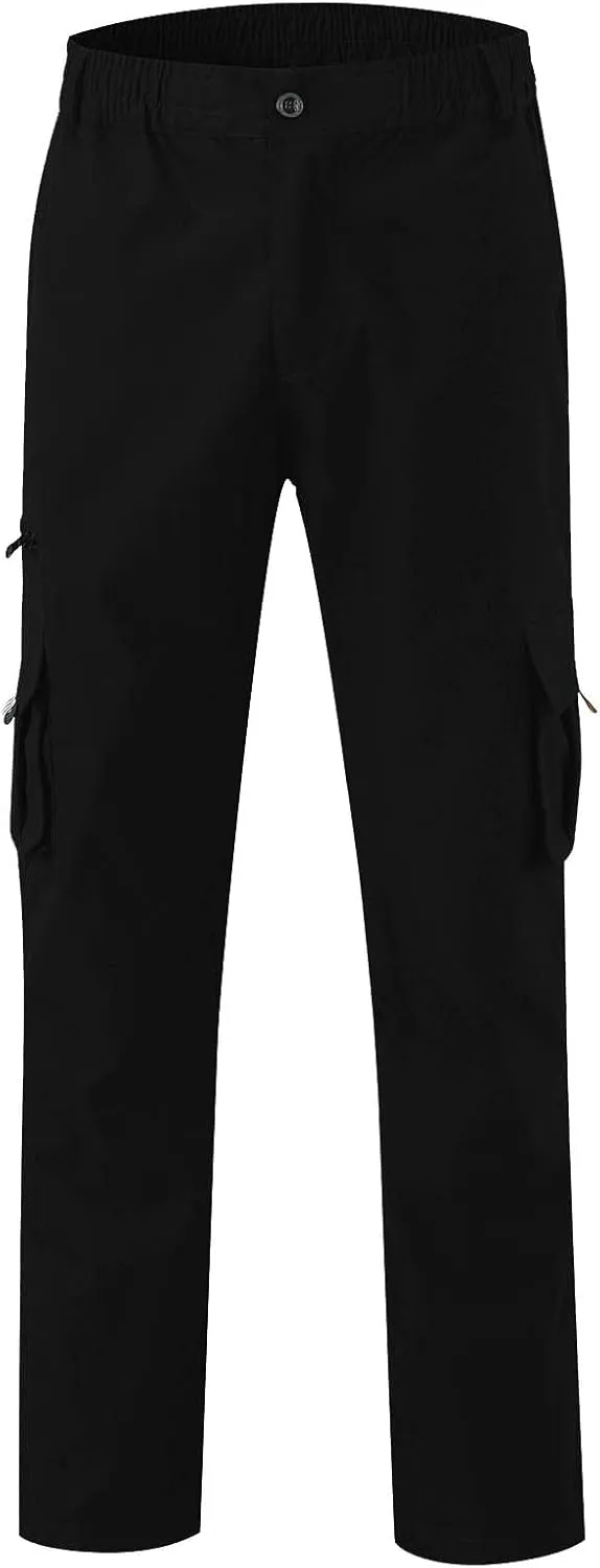 Mens Work Pants Stretch Flex Construction Cargo Pants with Pockets Outdoor Flexcamo - Tactical Waterproof Pants