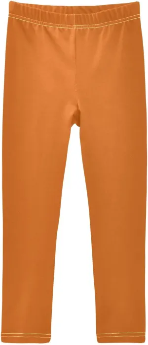 ODAWA White Girls Leggings Girls Stretch Leggings Ankle Length Girls and Toddlers' Leggings, (4-10 Years)